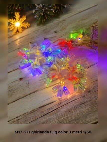 Ghirlanda-fulg,color,3m M17-211