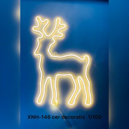 Figura cerb cu lumina alba(50cm)